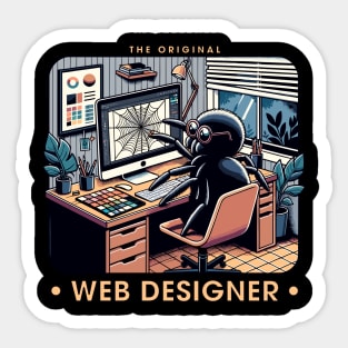 The Original Web Designer Sticker